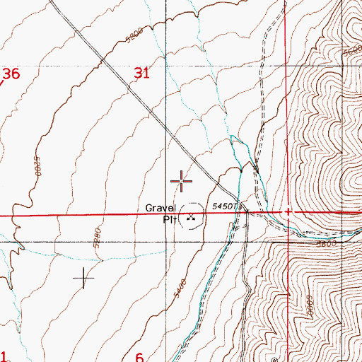 Topographic Map of Horse Canyon, NV