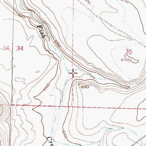 Topographic Map of Horse Canyon, NV