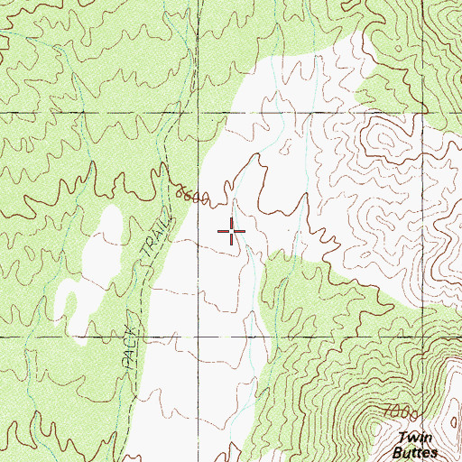 Topographic Map of Horse Canyon, NV