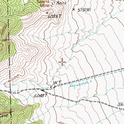 Topographic Map of Horse Canyon, NV