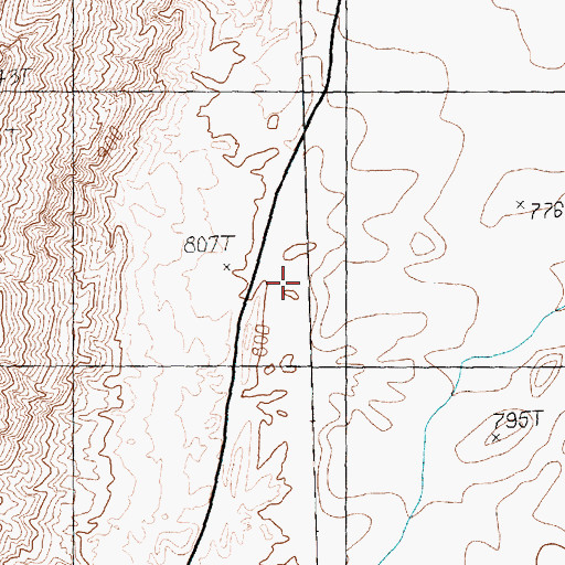 Topographic Map of Horse Spring Wash, NV