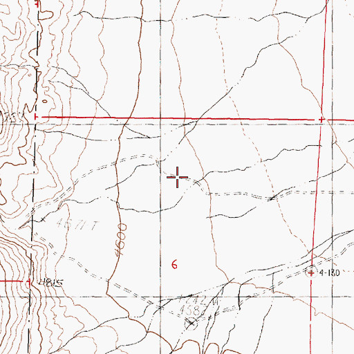 Topographic Map of Idaho Canyon, NV