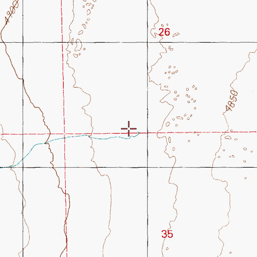 Topographic Map of Ike Spring Wash, NV