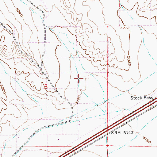 Topographic Map of Jackstone Canyon, NV