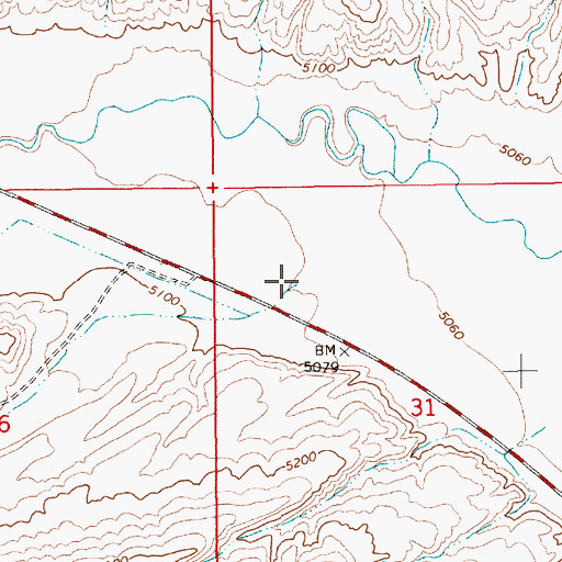 Topographic Map of James Creek, NV