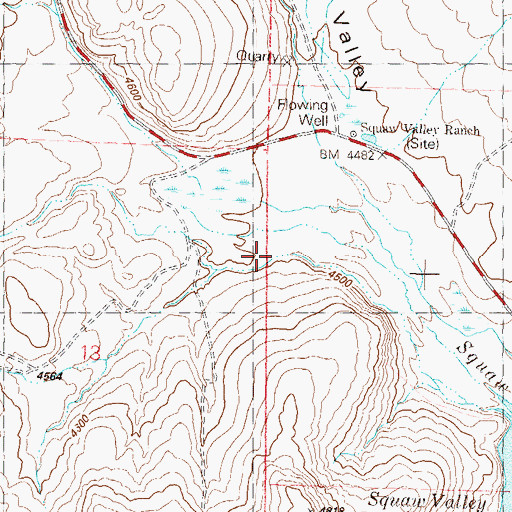 Topographic Map of Jones Canyon, NV