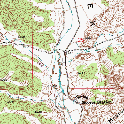 Topographic Map of Jumbled Rock Gulch, NV