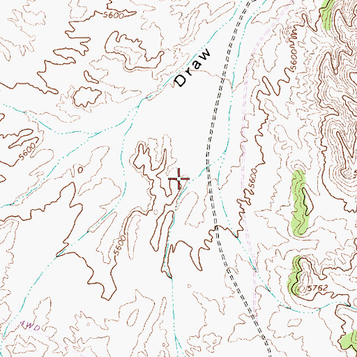 Topographic Map of Kane Canyon, NV
