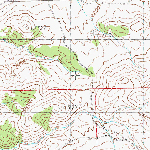 Topographic Map of Kem Spring, NV