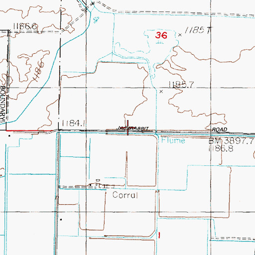 Topographic Map of Kent Lake Drain, NV