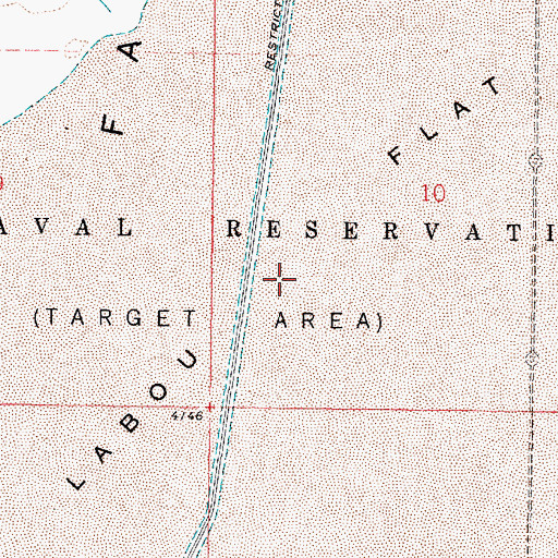 Topographic Map of Labou Flat, NV