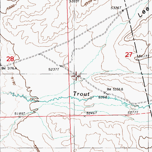 Topographic Map of Lee Canyon, NV
