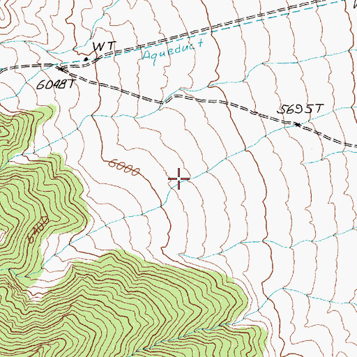 Topographic Map of Little Horse Canyon, NV