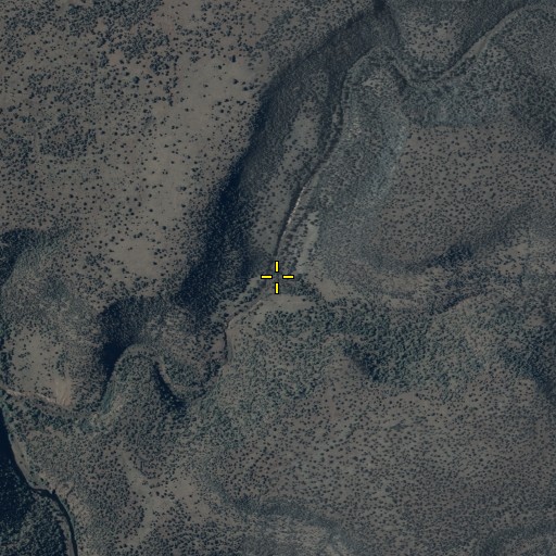 Aerial/Satellite Image of Mule Corral Canyon, AZ