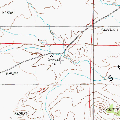 Topographic Map of Long Canyon, NV