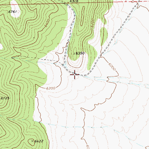 Topographic Map of Long Canyon, NV
