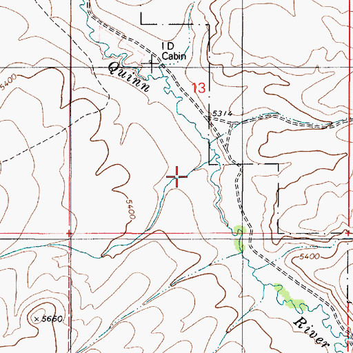 Topographic Map of Long Canyon, NV
