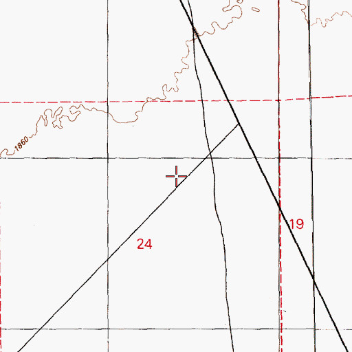 Topographic Map of Long Valley, NV