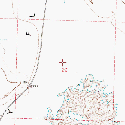 Topographic Map of Macy Flat, NV