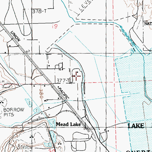Topographic Map of Magnesite Wash, NV