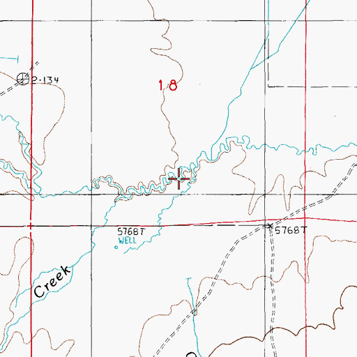 Topographic Map of McCann Creek, NV