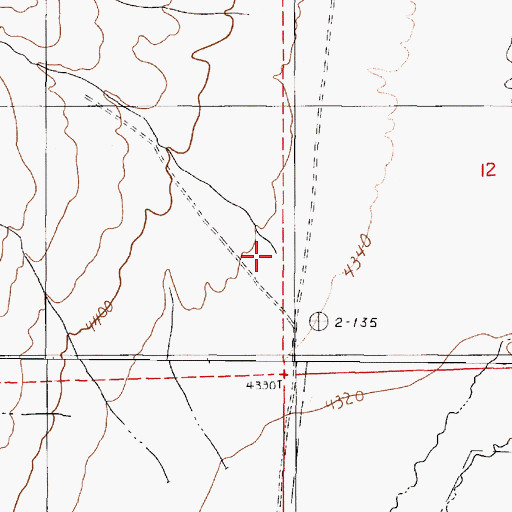 Topographic Map of McConnell Canyon, NV