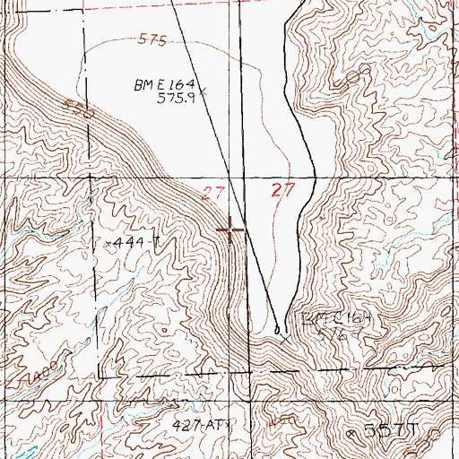 Topographic Map of Mormon Mesa, NV