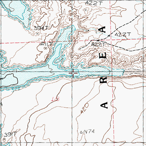 Topographic Map of Mud Wash, NV