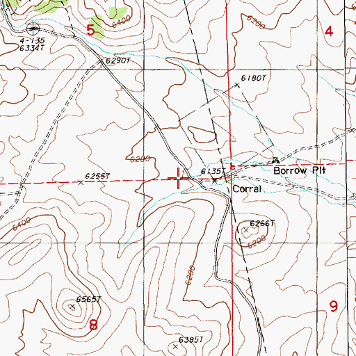 Topographic Map of N-T Spring, NV