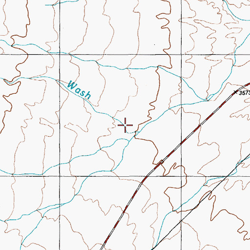 Topographic Map of Neilson Wash, NV