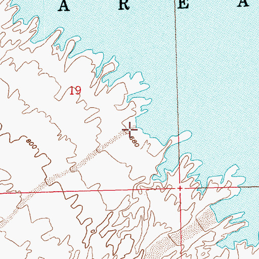 Topographic Map of Nellis Wash, NV
