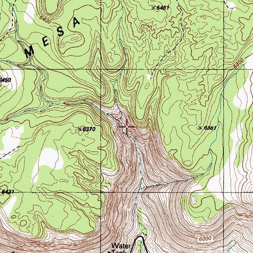 Topographic Map of Nevada Test Site Area 14, NV