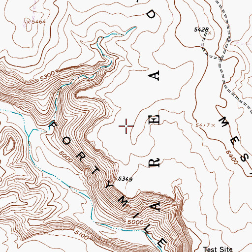 Topographic Map of Nevada Test Site Area 18, NV
