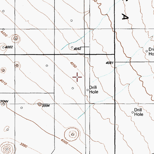 Topographic Map of Nevada Test Site Area 3, NV