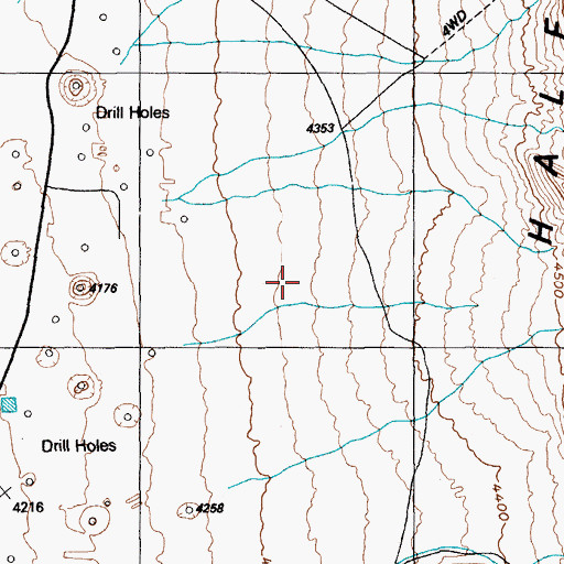 Topographic Map of Nevada Test Site Area 9, NV