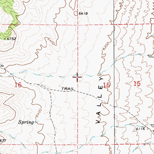 Topographic Map of Neversweat Canyon, NV