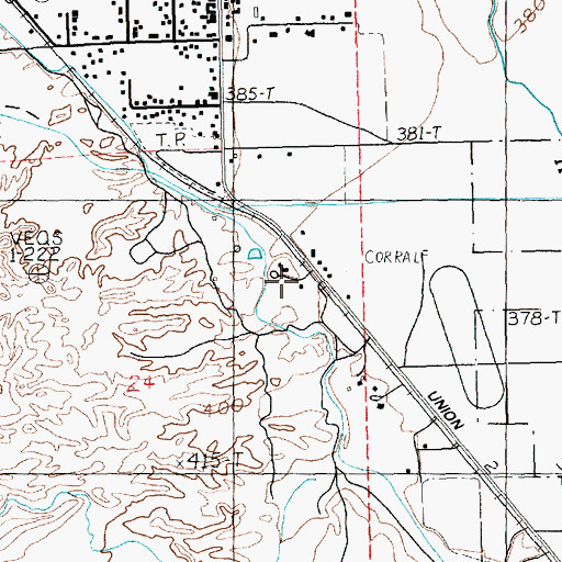 Topographic Map of Overton Museum, NV