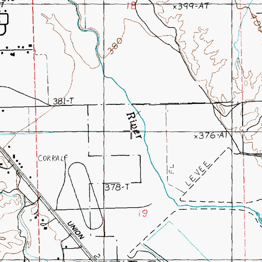 Topographic Map of Overton Wash, NV