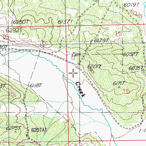Topographic Map of P R Prunty Ranch, NV