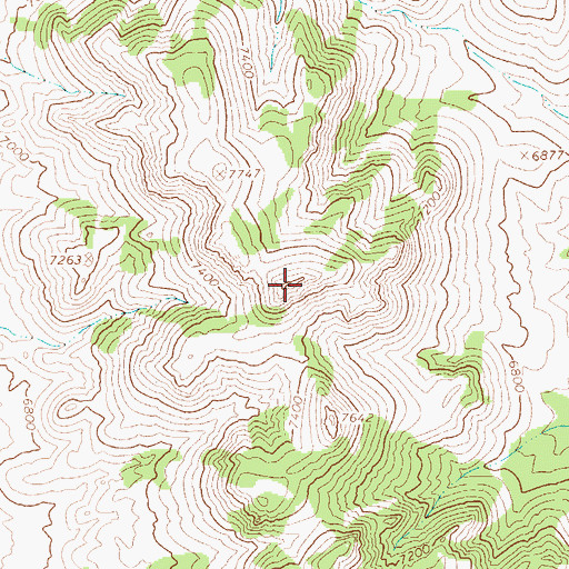 Topographic Map of Pancake Range, NV