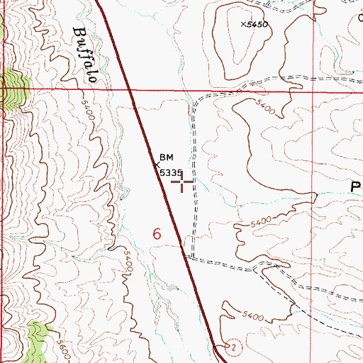 Topographic Map of Park Canyon, NV