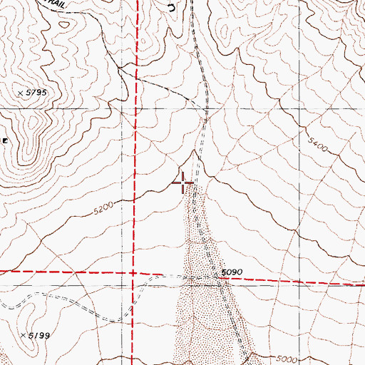 Topographic Map of Paymaster Canyon, NV