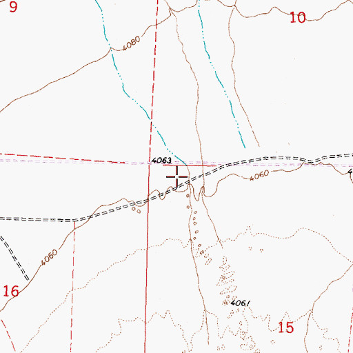 Topographic Map of Pearl Canyon, NV