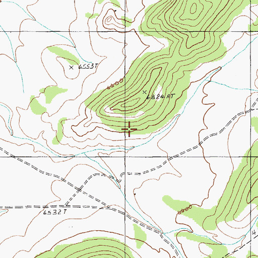 Topographic Map of Percivalli Canyon, NV