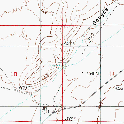 Topographic Map of Porphyry Canyon, NV