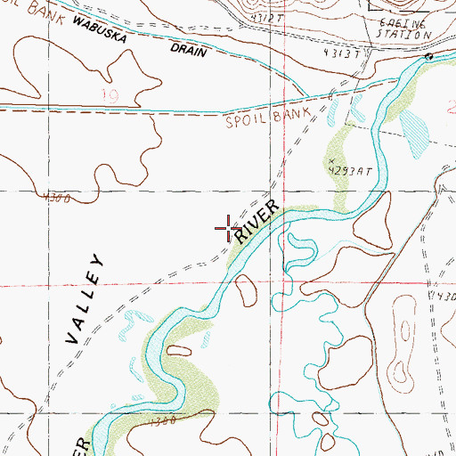 Topographic Map of Perk Slough, NV