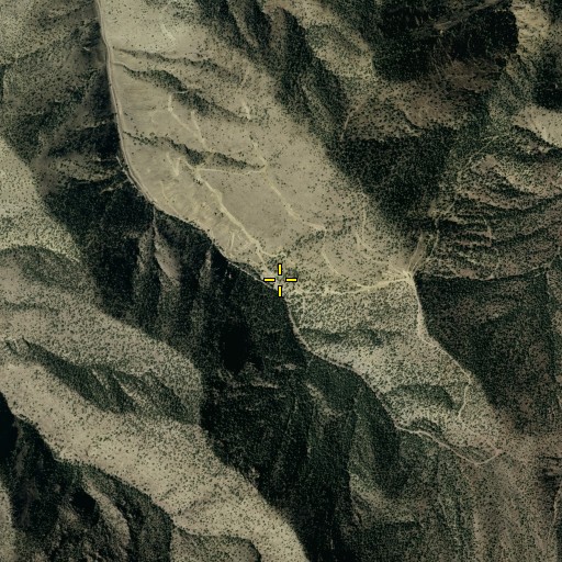 Aerial/Satellite Image of Pine Tree Mine, NV