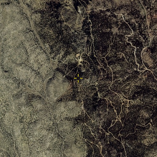 Aerial/Satellite Image of Pinnacle Peak, NV