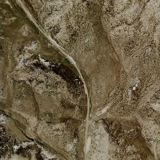 Aerial/Satellite Image of Pinto Spring, NV