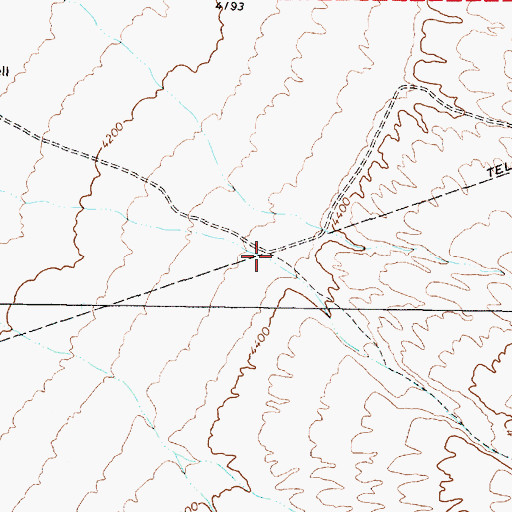 Topographic Map of Poco Canyon, NV